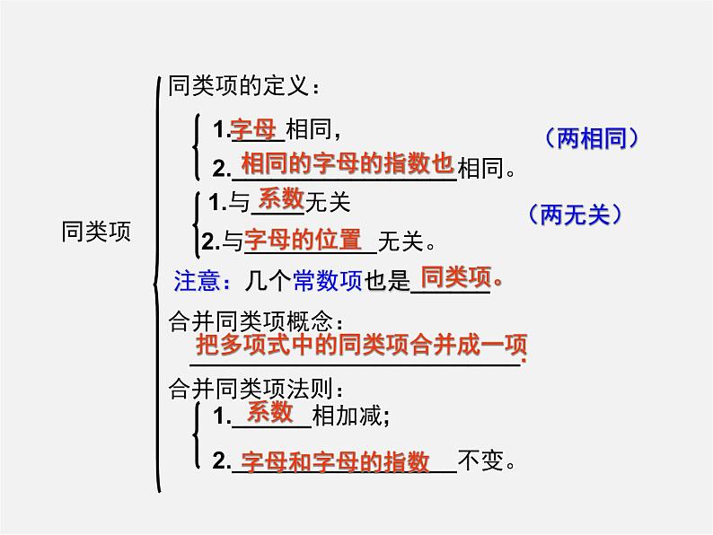 冀教初中数学七上《4.4整式的加减》PPT课件第5页