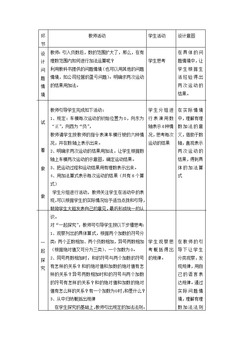 冀教初中数学七上《1.5有理数的加法》word教案 (3)第2页