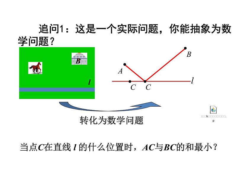 人教版八年级数学上册教学课件-13.4 课题学习 最短路径问题第7页