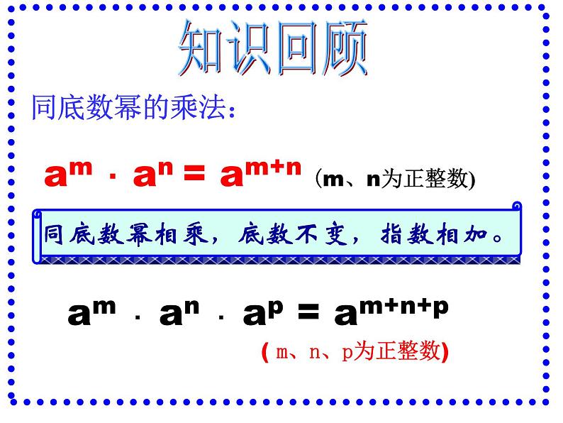 人教版八年级数学上册教学课件-14.1.2 幂的乘方第2页