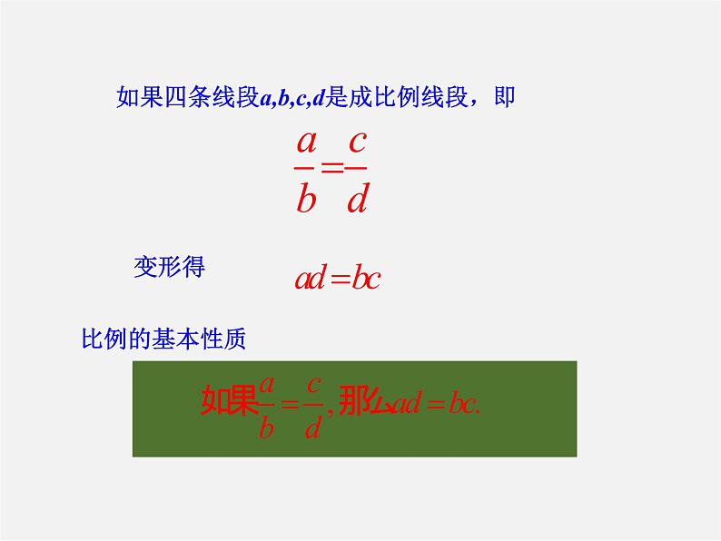 冀教初中数学九上《25.1 比例线段》PPT课件 (4)04