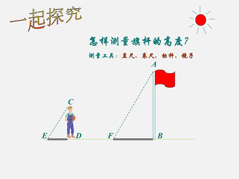 冀教初中数学九上《25.6 相似三角形的应用》PPT课件 (3)06