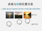 冀教初中數(shù)學(xué)九下《29.2 直線與圓的位置關(guān)系 》PPT課件 (1)