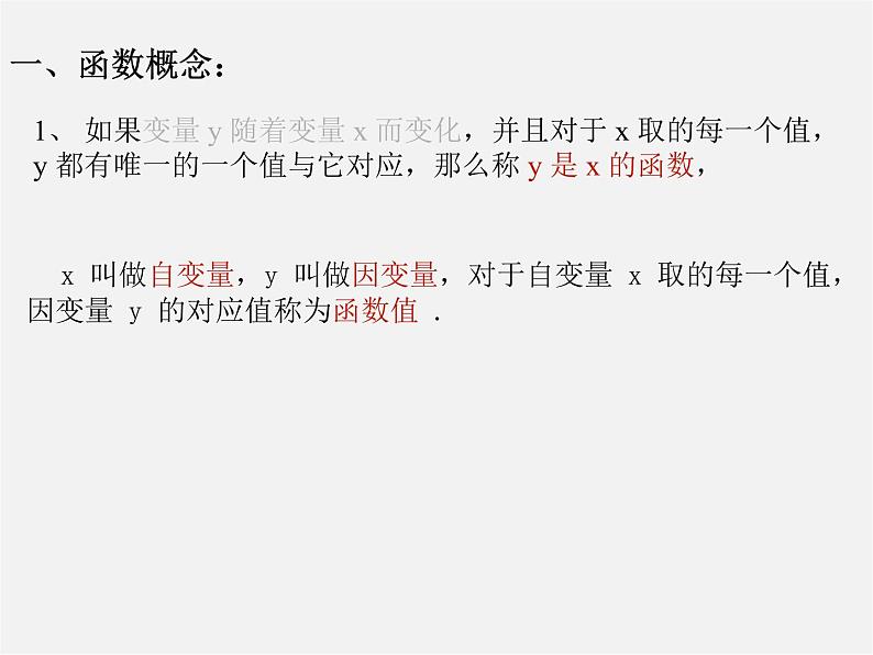 北京课改初中数学八下《第十五章《一次函数》复习课件03