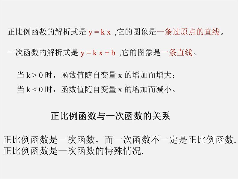 北京课改初中数学八下《第十五章《一次函数》复习课件06