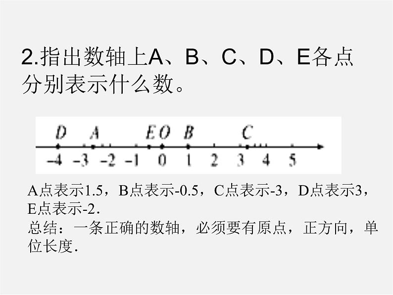 华东师大初中数学七上《2.2.1数轴》PPT课件 (1)05