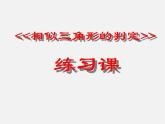 北京课改初中数学九上《19.5相似三角形的判定》PPT课件 (6)