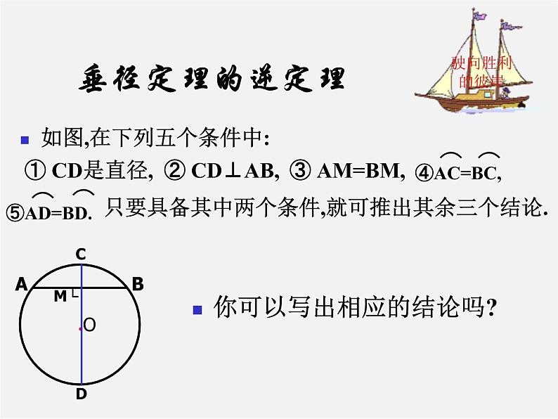 北京课改初中数学九上《22.3 圆的对称性》课件 北京课改版第8页