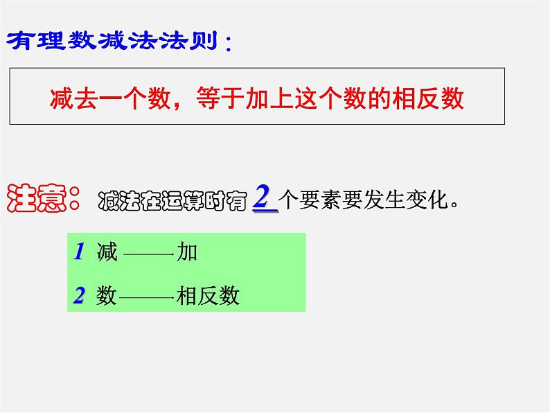 华东师大初中数学七上《2.7有理数的减法》PPT课件 第7页