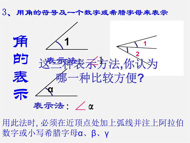 华东师大初中数学七上《4.6.1 角课件08