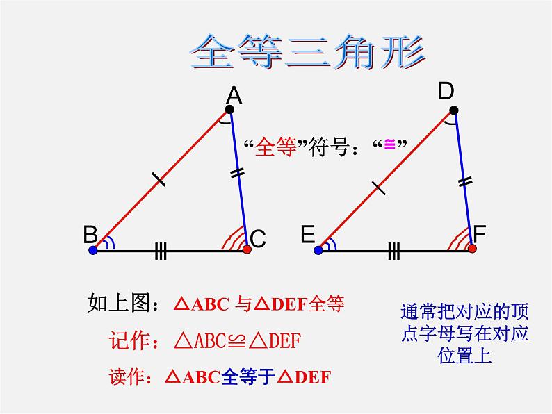 华东师大初中数学七下《10.5图形的全等》PPT课件 (2)07