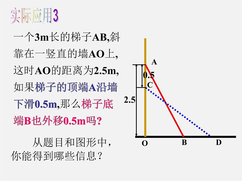 华东师大初中数学八上《14.2勾股定理的应用》PPT课件 (1)第7页