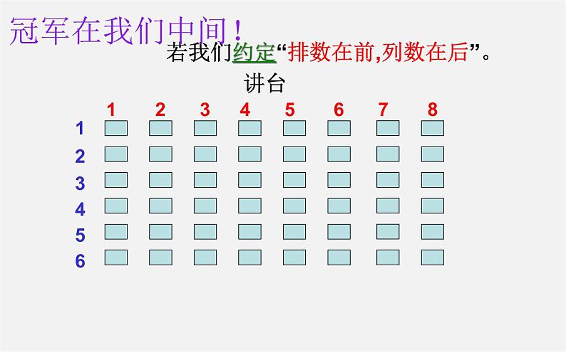 华东师大初中数学八下《17.2.1 平面直角坐标系课件  (2)第5页