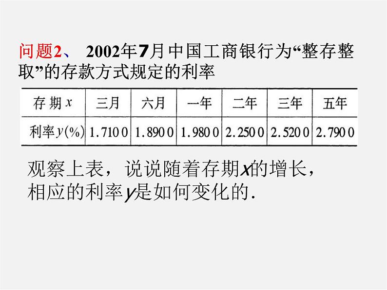 华东师大初中数学八下《17.1 变量与函数课件第6页