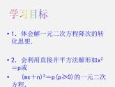 華東師大初中數(shù)學(xué)九上《22.2.1 直接開(kāi)平方法和因式分解法（第1課時(shí)）課件