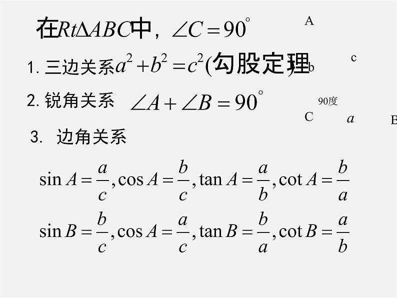 华东师大初中数学九上《24.4解直角三角形》PPT课件 (2)第2页