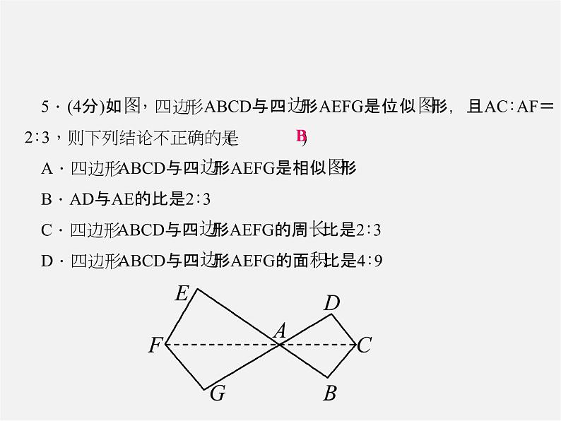 华东师大初中数学九上《23.5位似图形》PPT课件 (3)第5页