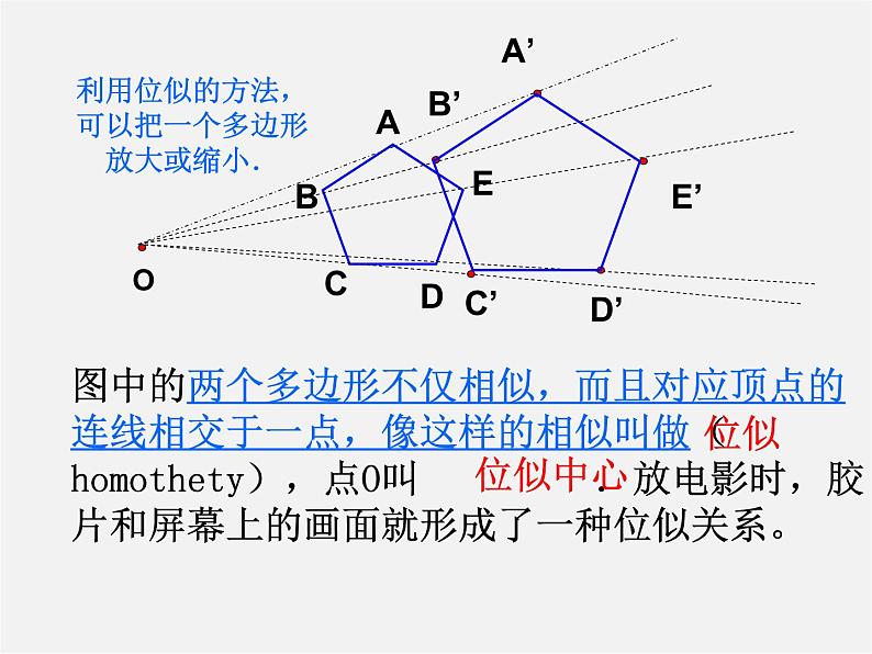 华东师大初中数学九上《23.5位似图形》PPT课件 (2)第4页