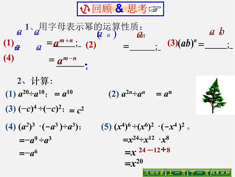 华东师大初中数学八上《12.4.1单项式除以单项式》PPT课件 (1)第4页