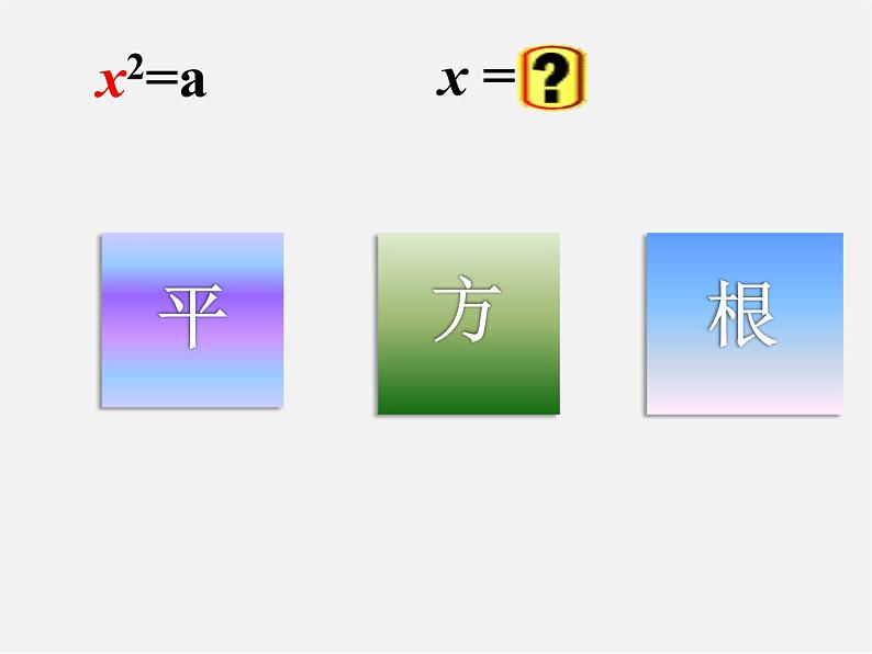 华东师大初中数学八上《11.1.1平方根》PPT课件 (2)第2页