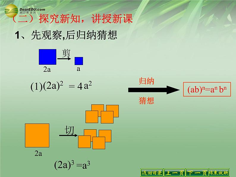 华东师大初中数学八上《12.1.3积的乘方》PPT课件 (2)05