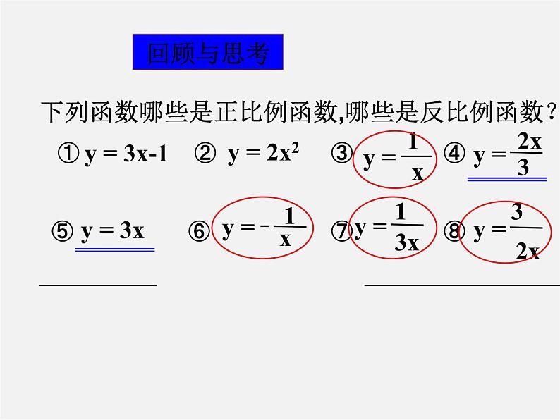 华东师大初中数学八下《17.4.2 反比例函数的图象和性质》PPT课件02