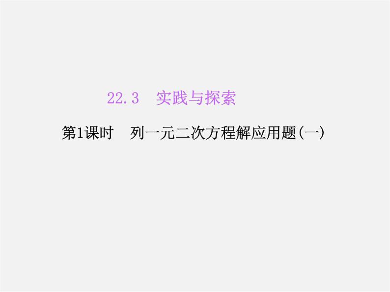 华东师大初中数学九上《22.3实践与探索》PPT课件 (5)01