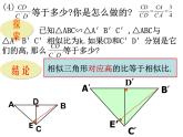 2021-2022学年度北师版九年级数学上册课件 4.6相似三角形的性质