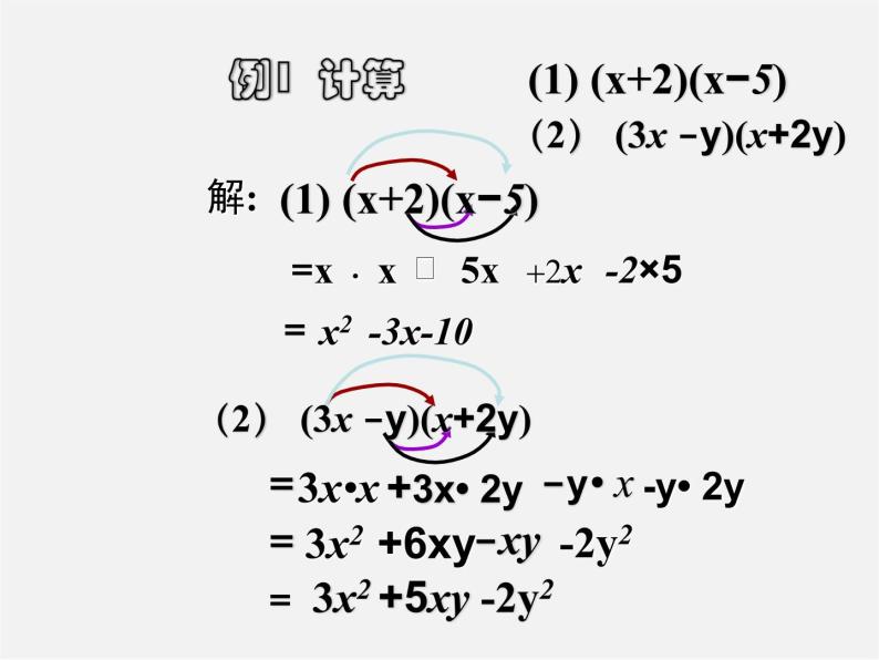 青岛初中数学七下《11.4多项式乘多项式》PPT课件 (2)08