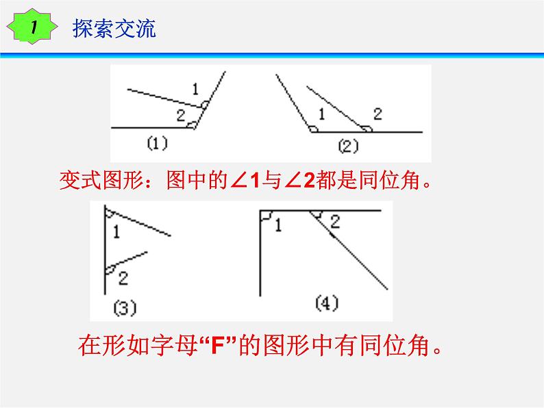 青岛初中数学七下《9.1同位角、内错角、同旁内角》PPT课件 (2)第6页