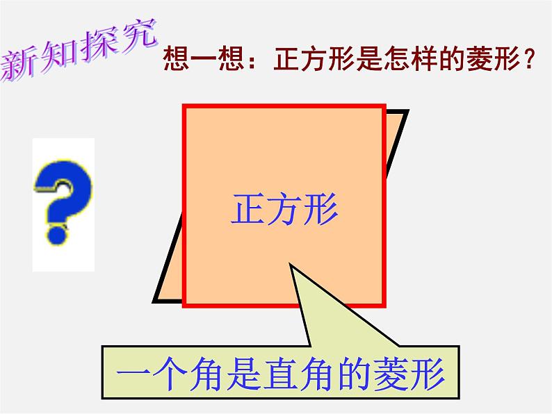 青岛初中数学八下《6.3特殊的平行四边形》PPT课件 (1)07