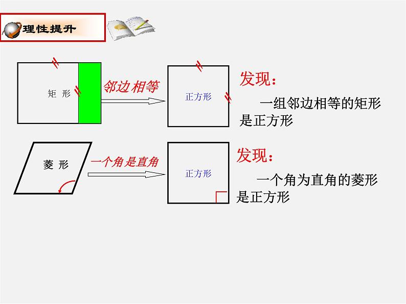 青岛初中数学八下《6.3特殊的平行四边形》PPT课件 (5)第5页