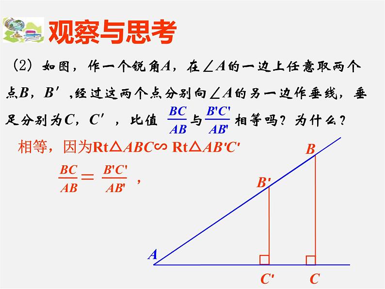 青岛初中数学九上《2.1锐角三角比》PPT课件 (2)07