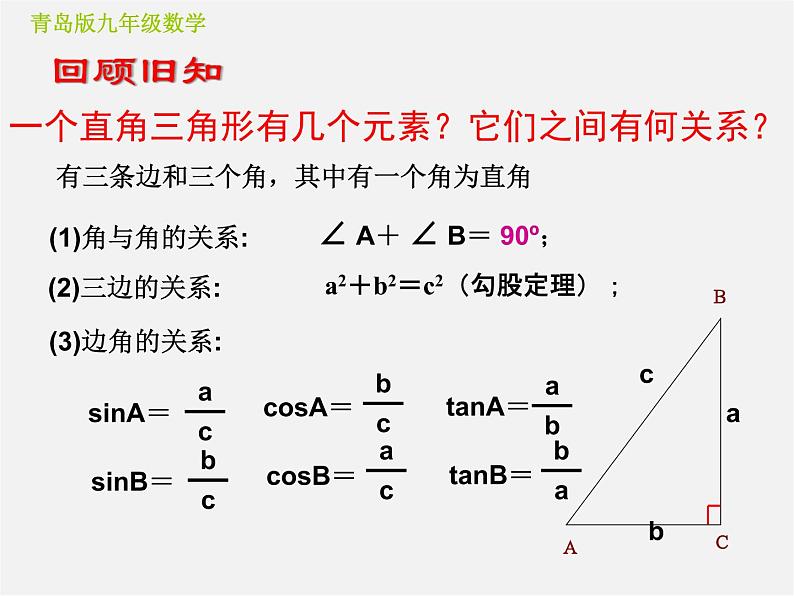 青岛初中数学九上《2.4解直角三角形》PPT课件 (1)05