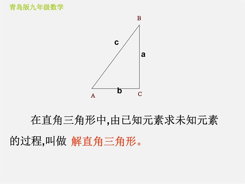 青岛初中数学九上《2.4解直角三角形》PPT课件 (1)08