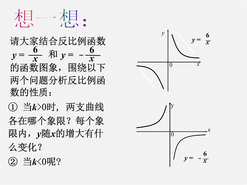 青岛初中数学九下《5.2反比例函数》PPT课件 (3)第6页