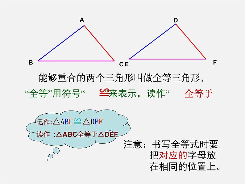 浙教初中数学八上《1.4三角形全等》PPT课件 (3)04