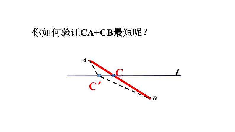 人教版八年级上册 13.4 课题学习 最短路径问题 课件05