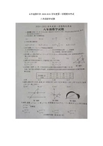 山东省滕州市2020-2021学年第一学期 期末考试八年级 数学试题（图片版无答案）