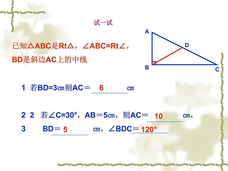 人教版数学八年级下册 19.2.1 矩形2 课件第5页