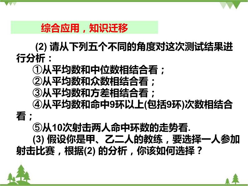 人教版数学八年级下册 20章末小结  课件08