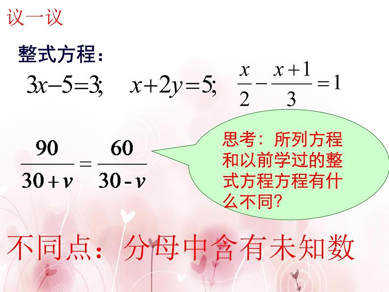 人教版数学八年级上册15.3 分式方程  课件（共20张PPT）第7页