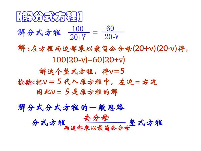 人教版八年级上册15.3.1分式方程》课件（27张PPT）第8页