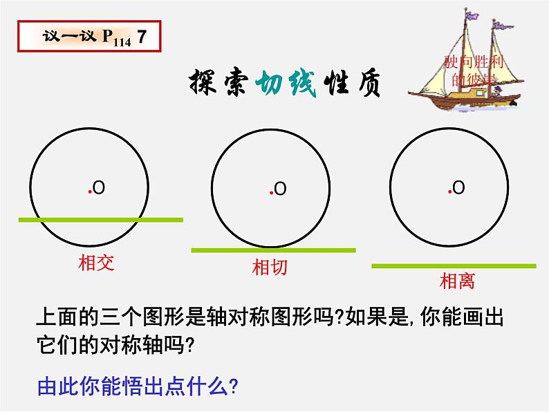 北师大初中数学九下《3.6直线和圆的位置关系》PPT课件 (3)05