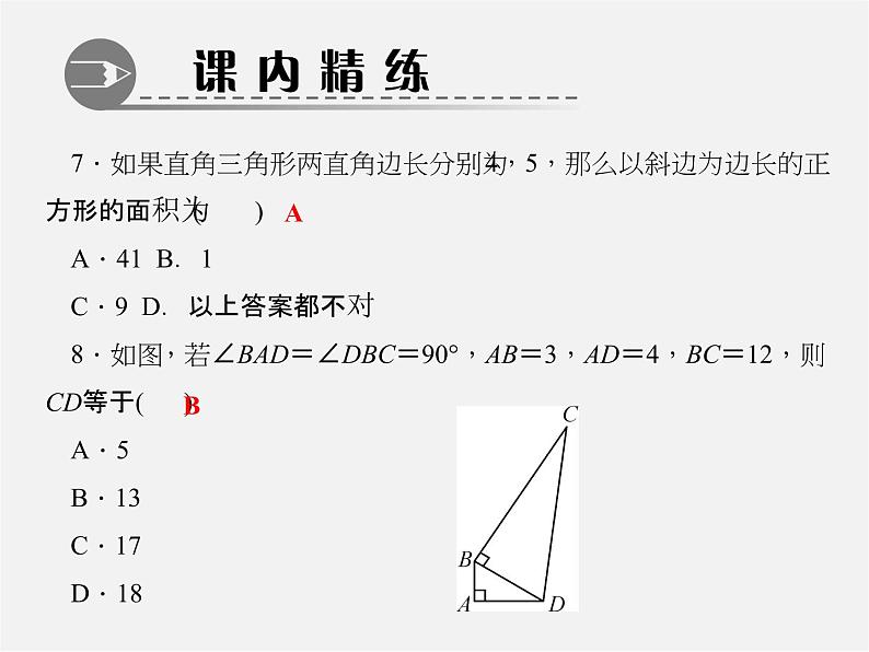 北师大初中数学八上《1.0第一章勾股定理》PPT课件 (2)06