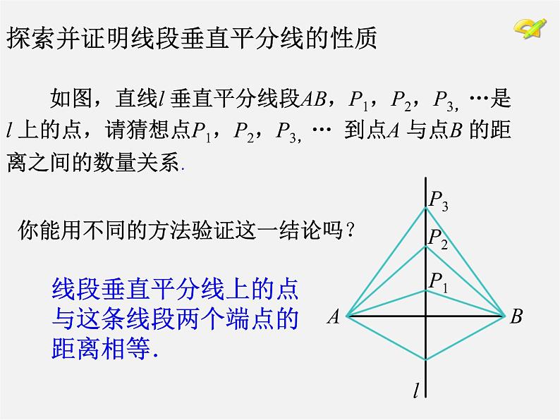 第6套人教初中数学八上  11.1《与三角形有关的线段》线段垂直平分线性质教学课件第2页