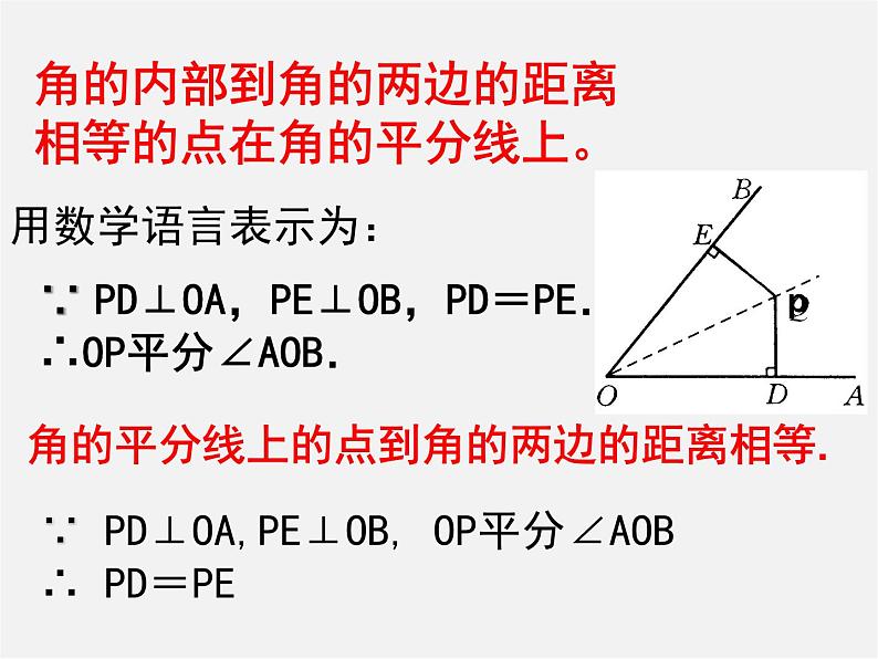 第7套人教初中数学八上  12.3 角平分线的性质课件2第5页