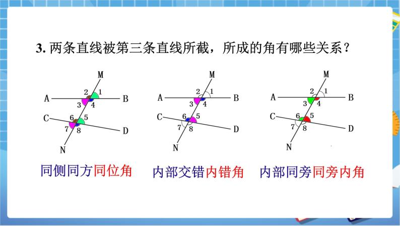 湘教版数学七下：第4章 相交线与平行线小结与复习 课件+教案05