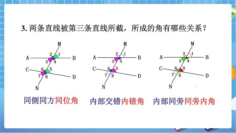 湘教版数学七下：第4章 相交线与平行线小结与复习 课件+教案05