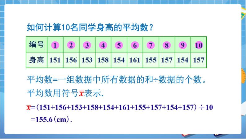 湘教版数学七下：6.1.1平均数（1）   课件+教案05